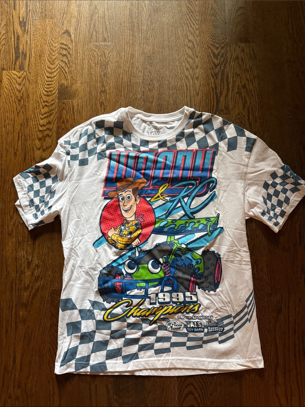 Woody Disney Toy Story Vintage Style Tee Size Large
